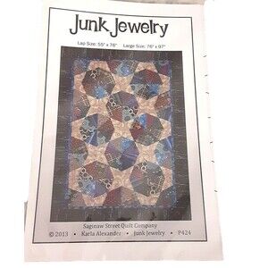 Saginaw Street Quilt Company quilt pattern Junk Jewelry lap or large sewing
